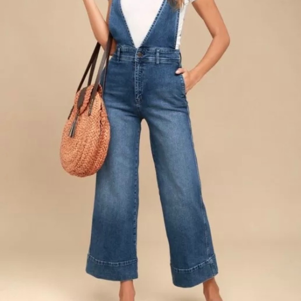 Free People Suspender Overalls